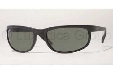 Image of Ray-Ban RB 2027 Sunglasses Styles - Black/Matte Black Frame / Crystal Green Lenses, W1847-6319