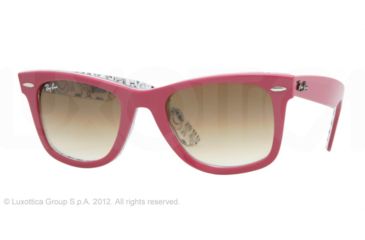 Image of Ray-Ban RB2140 SV Prescription Sunglasses - Comics Top Fuchsia Crystal Brown Gradient Frame / 50 mm Prescription Lenses, 104551-5022
