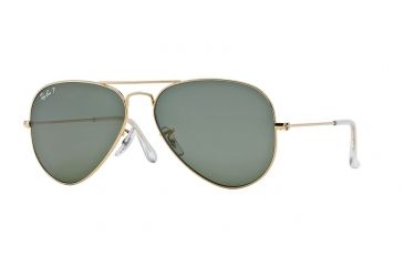 Image of Ray-Ban Aviator Large Metal Prescription Sunglasses RB3025 RB3025-001-58-5814 - Lens Diameter: 58 mm, Frame Color: Arista