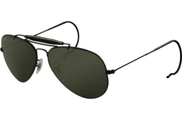 Image of Ray-Ban RB3030 SV Prescription Sunglasses - Black Frame / 58 mm Prescription Lenses, L9500-5814