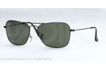 Image of Ray-Ban RB3136 SV Prescription Sunglasses - Matte Black Frame / 55 mm Prescription Lenses, 006-5515