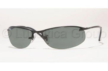 Image of Ray-Ban RB3179 Progressive Sunglasses - Matte Black Frame / 63 mm Prescription Lenses, 006-71-6315