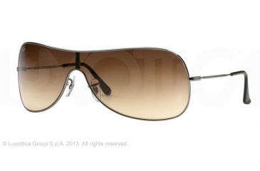 Image of Ray-Ban RB3211 Single Vision Prescription Sunglasses RB3211-004-13-32 - Lens Diameter 132 mm, Lens Diameter 32 mm, Frame Color Gunmetal