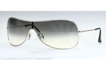 Image of Ray-Ban RB3211 Single Vision Prescription Sunglasses RB3211-003-8G-32 - Lens Diameter 132 mm, Lens Diameter 32 mm, Frame Color Silver