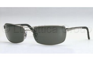 Image of Ray-Ban RB3212 SV Prescription Sunglasses - Gunmetal Frame w/ Crystal Green 61 mm Diameter Lenses, 004-6118