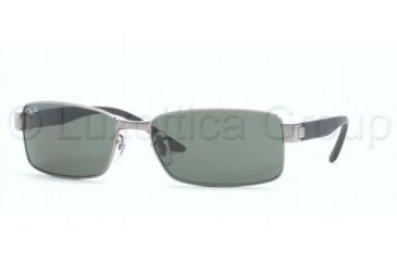 Image of Ray-Ban RB3272 SV Prescription Sunglasses - Gunmetal Frame / 58 mm Prescription Lenses, 004-5817