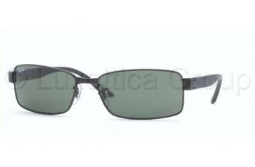 Image of Ray-Ban RB3272 SV Prescription Sunglasses - Matte Black Frame / 58 mm Prescription Lenses, 006-5817