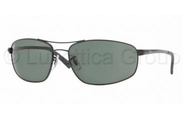 Image of Ray-Ban RB 3360 Sunglasses Styles - Black Frame / Crystal Green Lenses, 002-6216