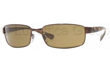 Image of Ray-Ban RB3364 Sunglasses, 62mm, Brown Frame, Brown Lens, Polarized 014-57-6217