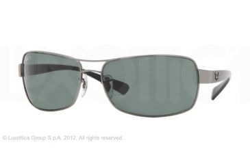Image of Ray-Ban RB3379 Sunglasses with No-Line Progressive Rx Prescription Lenses RB3379-004-58-64 - Lens Diameter 64 mm, Lens Diameter 64 mm, Frame Color Gunmetal