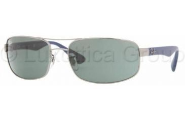 Image of Ray-Ban Bifocal Sunglasses RB3445 with Lined Bi-Focal Rx Prescription Lenses RB3445-107-6117 - Frame Color: Gunmetal, Lens Diameter: 61 mm