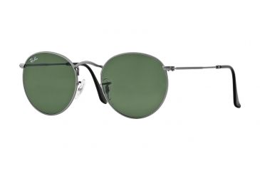 Image of Ray-Ban RB3447 Prescription Sunglasses RB3447-029-53 - Lens Diameter 53 mm, Frame Color Matte Gunmetal