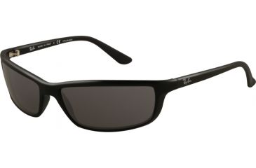 Image of Ray-Ban RB 4034 Sunglasses Styles - Matte Black Frame / Polarized Gray Lenses, 601S81-6116