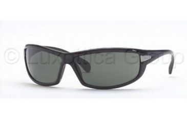 Image of Ray-Ban RB4054 SV Prescription Sunglasses - Black Frame w/ Green 67 mm Diameter Lenses, 601-71-6711