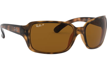 Image of Ray-Ban RB 4068 Sunglasses Styles - Havana Frame / Crystal Brown Polarized Lenses, 642-57-6017