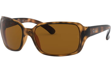 Image of Ray-Ban RB 4068 Sunglasses Styles - Havana Frame / Crystal Brown Polarized Lenses, 642-57-6017