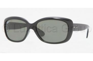 Image of Ray-Ban Jackie OHH RB4101 Sunglasses with No-Line Progressive Rx Prescription Lenses RB4101-601-58-5817 - Lens Diameter: 58 mm, Frame Color: Black