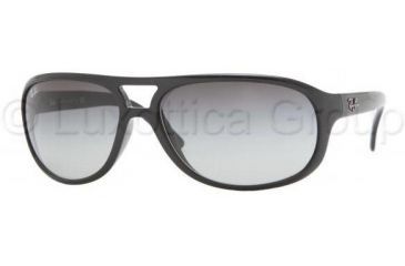 Image of Ray-Ban Bifocal Sunglasses RB4124 with Lined Bi-Focal Rx Prescription Lenses RB4124-601-8G-6316 - Frame Color: Black, Lens Diameter: 63 mm