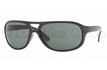 Image of Ray-Ban RB4124 Bifocal Sunglasses - Black Frame / 63 mm Prescription Lenses, 601-71-6316