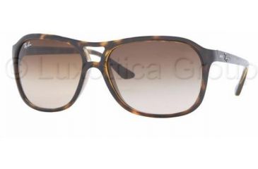 Image of Ray-Ban RB4128 Bifocal Prescription Sunglasses RB4128-710-51-6015 - Lens Diameter: 60 mm, Frame Color: Light Havana