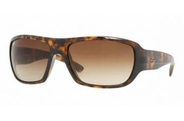 Image of Ray-Ban RB 4150 Sunglasses Styles - Light Havana Frame / Crystal Brown Gradient Lenses, 710-51-6416