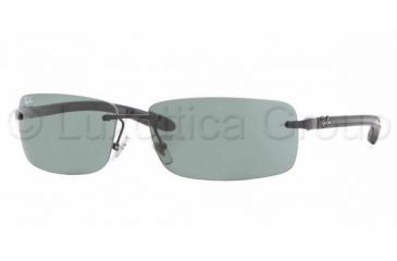 Image of Ray-Ban RB8304 Progressive Prescription Sunglasses RB8304-002-71-6114 - Lens Diameter: 61 mm
