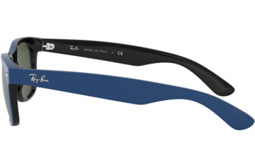 Image of Ray-Ban RB2132 New Wayfarer Sunglasses, Green Lenses, 646331-55