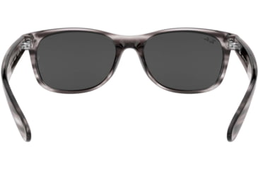 Image of Ray-Ban RB2132 New Wayfarer Sunglasses, Striped Grey Havana, 52, RB2132-6430B1-52