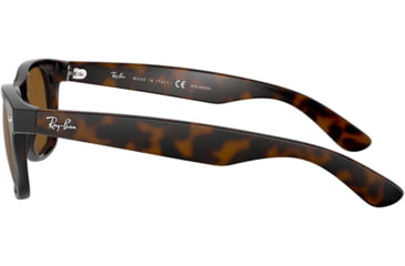 Image of Ray-Ban RB2132 New Wayfarer Sunglasses, Tortoise Frame, Crystal Brown Polarized Lenses, 902/57-55