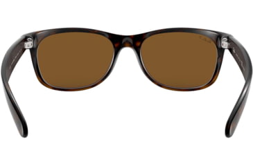 Image of Ray-Ban RB2132 New Wayfarer Sunglasses, Tortoise Frame, Crystal Brown Polarized Lenses, 902/57-55