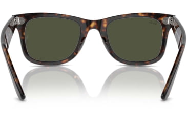 Image of Ray-Ban RB2140 Original Wayfarer Sunglasses, Tortoise Frame, Crystal Green 50mm Lens, 902-5022