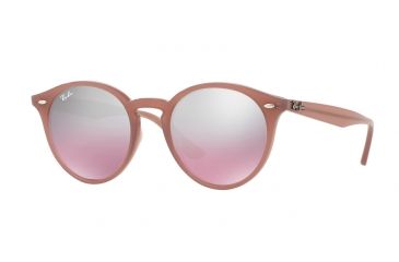 Image of Ray-Ban RB2180F Progressive Prescription Sunglasses RB2180F-62297E-49 - Lens Diameter 49 mm, Frame Color Opal Antique Pink