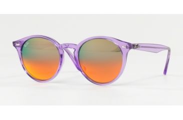 Image of Ray-Ban RB2180F Progressive Prescription Sunglasses RB2180F-6280A8-49 - Lens Diameter 49 mm, Frame Color Shiny Violet