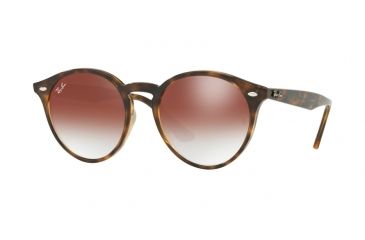 Image of Ray-Ban RB2180F Progressive Prescription Sunglasses, 49mm, Havana, RB2180F-710-V0-49-PRO