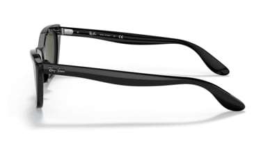 Image of Ray-Ban RB2299 Lady Burbank Sunglasses - Womens, Black Frame, Green Lens, 55, RB2299-901-31-55