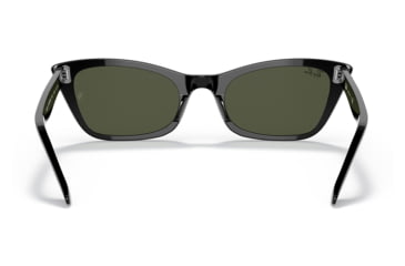Image of Ray-Ban RB2299 Lady Burbank Sunglasses - Womens, Black Frame, Green Lens, 55, RB2299-901-31-55