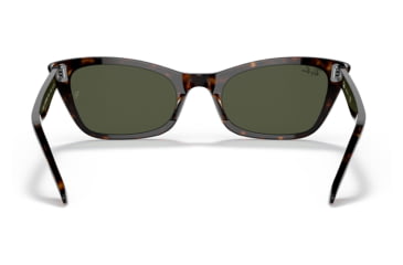 Image of Ray-Ban RB2299 Lady Burbank Sunglasses - Womens, Havana Frame, Green Lens, 55, RB2299-902-31-55
