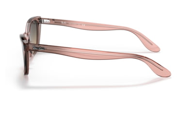 Image of Ray-Ban RB2299 Lady Burbank Sunglasses - Womens, Transparent Pink Frame, Brown Vintage Lens, 55, RB2299-1344BG-55