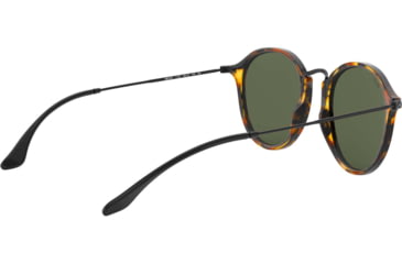 Image of Ray-Ban RB2447 Sunglasses 1157-49 - Spotted Black Havana Frame, Green Lenses