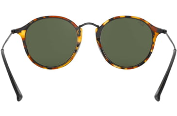 Image of Ray-Ban RB2447 Sunglasses 1157-49 - Spotted Black Havana Frame, Green Lenses