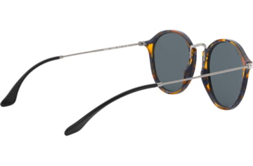 Image of Ray-Ban RB2447 Sunglasses 1158R5-49 - Spotted Blue Havana Frame, Grey Lenses