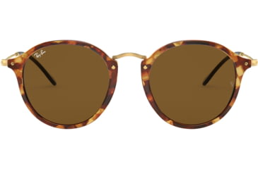 Image of Ray-Ban RB2447 Sunglasses 1160-49 - Spotted Brown Havana Frame, Brown Lenses