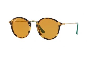 Image of Ray-Ban RB2447 Single Vision Prescription Sunglasses, 49mm, Yellow Havana, RB2447-1244N9-49-SV