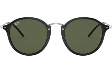 Image of Ray-Ban RB2447 Sunglasses 901-49 - Black Frame, Green Lenses