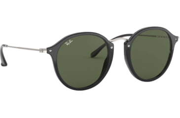 Image of Ray-Ban RB2447 Sunglasses 901-49 - Black Frame, Green Lenses