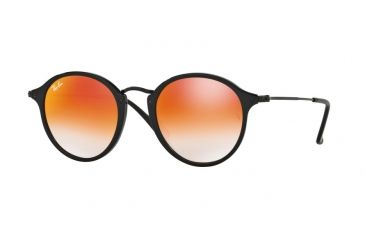 Image of Ray-Ban RB2447 Single Vision Prescription Sunglasses RB2447-901-4W-49 - Lens Diameter 49 mm, Frame Color Shiny Black