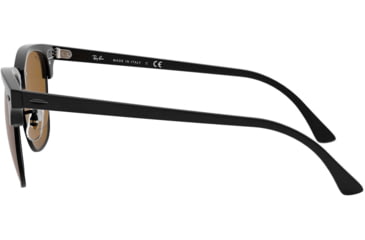 Image of Ray-Ban RB3016 Clubmaster Sunglasses, Brown Lenses, RB3016 W3389-49