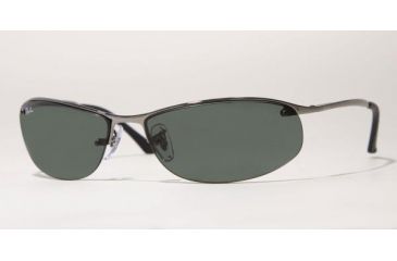 Image of Ray Ban RB3179 #004/71 - Gunmetal Frame, Green Lenses