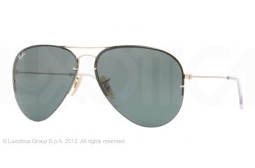 Image of Ray-Ban RB3460 Sunglasses 001/71-5913 - Arista Green