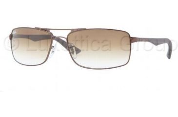 Image of Ray-Ban RB3465 Single Vision Prescription Sunglasses RB3465-014-51-6116 - Lens Diameter: 61 mm, Frame Color: Brown